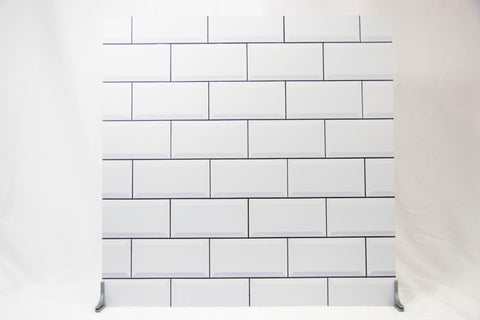 Black Subway Tile/White Subway Tile